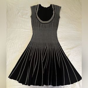 Super cute black and white dress